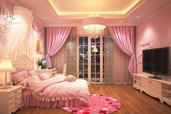 Những lưu ý khi lựa chọn rèm cho phòng ngủ bé gái